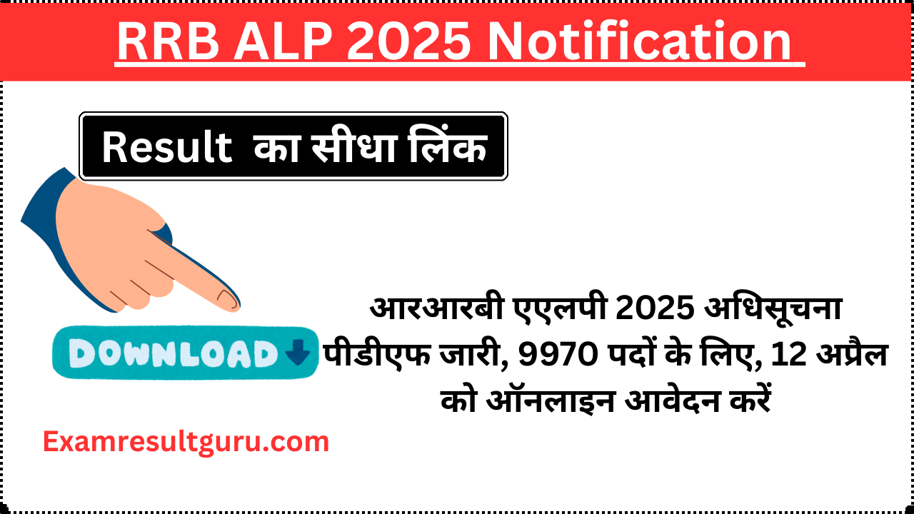 RRB ALP 2025 Notification